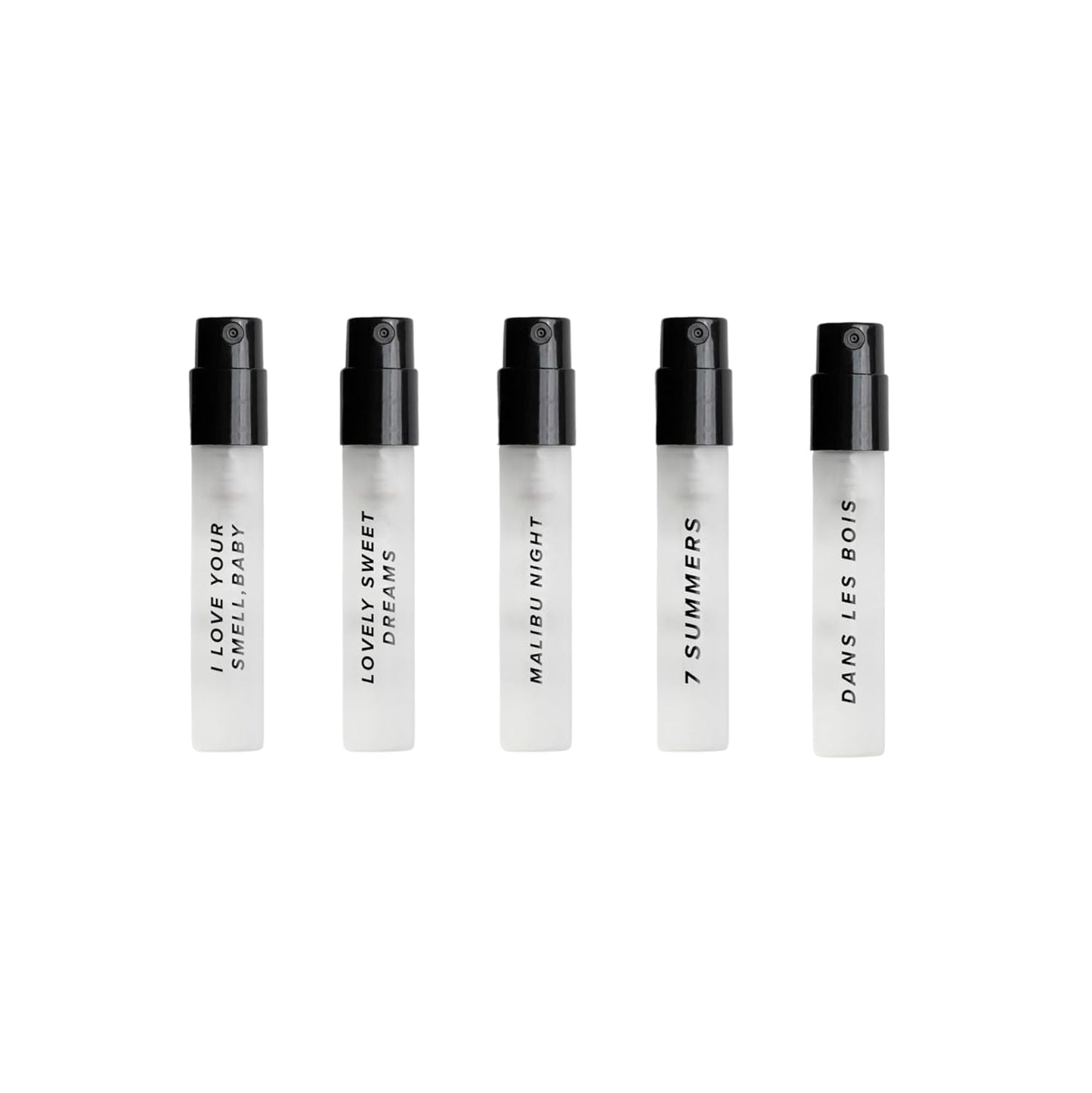Hot DIME Beauty Perfume Sampler Kit - Set of 5 Travel Size Perfumes for Women, Clean Fragrance Discovery Set, Eau de Toilette with Organic Sugar Cane Alcohol, Vegan, 5 x 2 ml