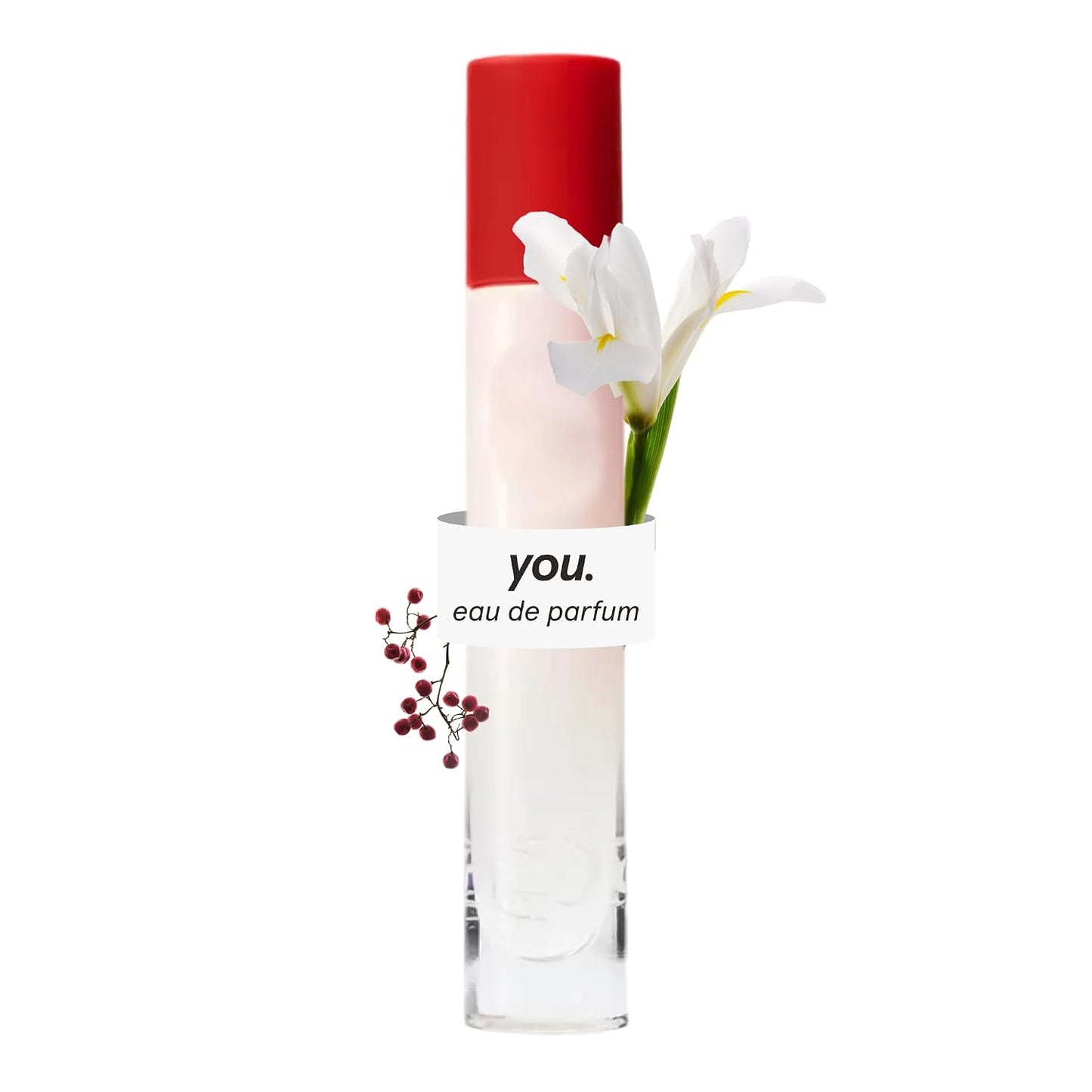 Hot Glossier You Eau de Parfum, Unisex Skin-Scent Enhancer, Travel 8 ml | Warm, Musky & Spicy, Pink Pepper, Iris & Ambrox Base Notes, Smells Different on Everyone, Layer & Mix to Match Your Mood