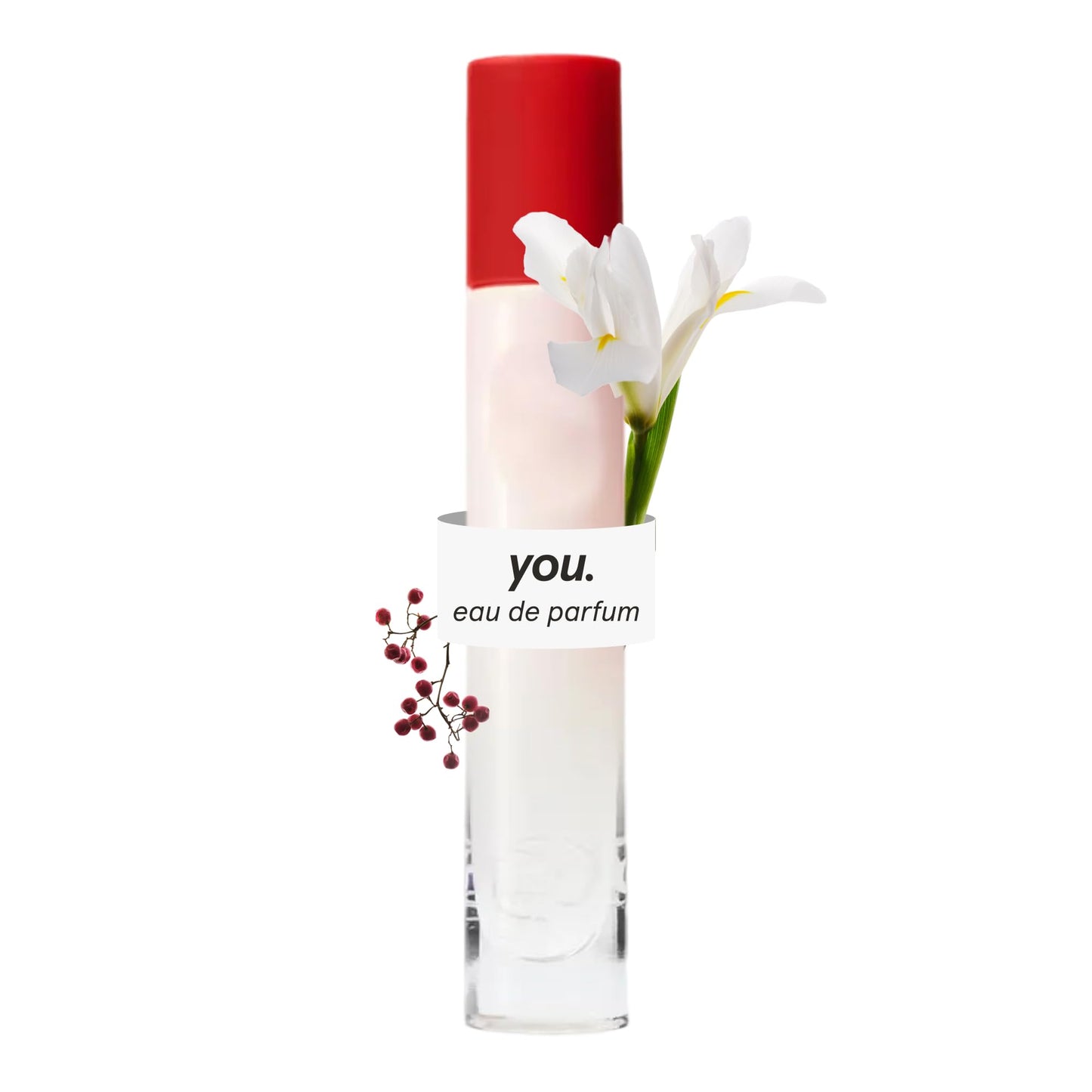 Hot Glossier You Eau de Parfum, Unisex Skin-Scent Enhancer, Travel 8 ml | Warm, Musky & Spicy, Pink Pepper, Iris & Ambrox Base Notes, Smells Different on Everyone, Layer & Mix to Match Your Mood