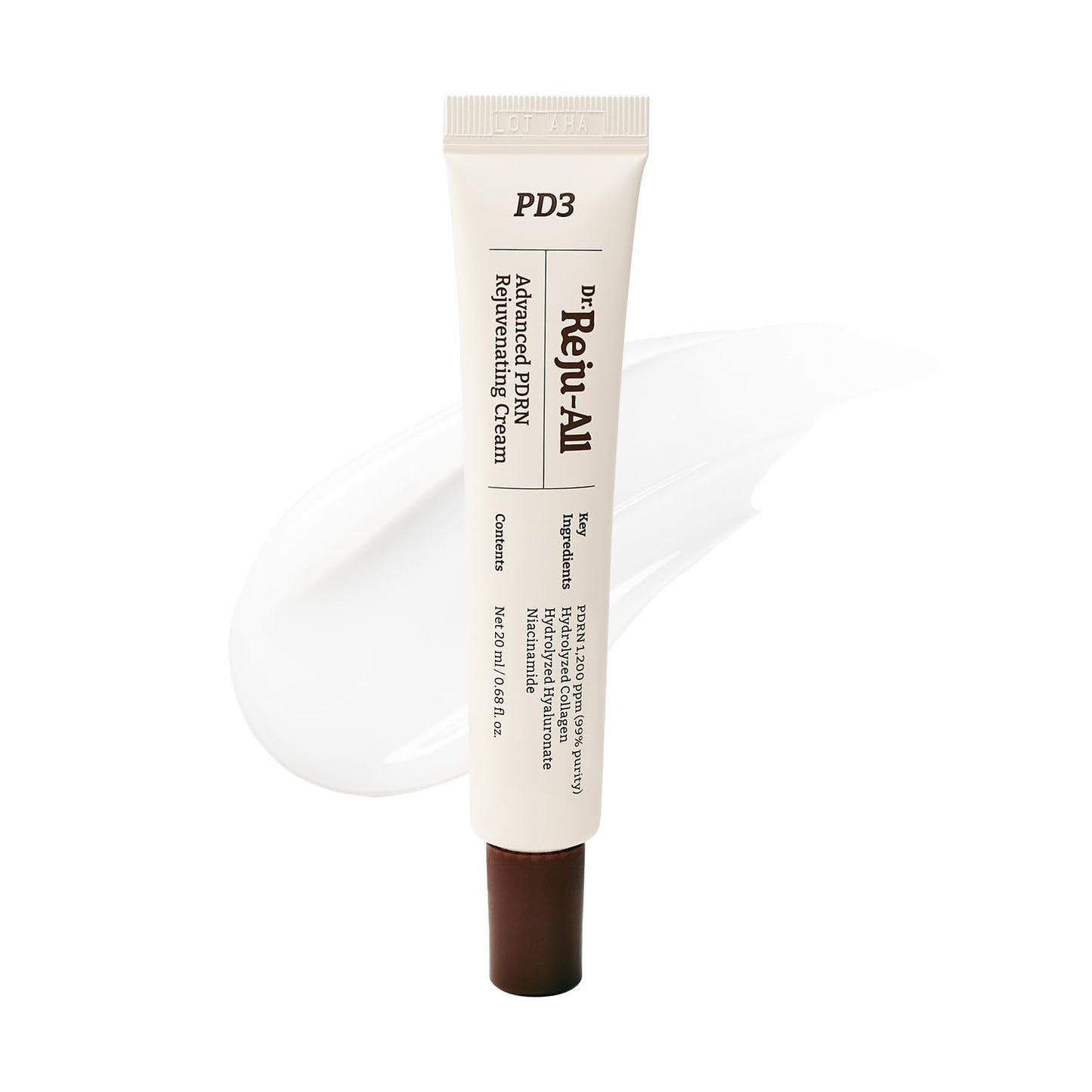 HotDr.Reju-All PDRN Rejuvenating Cream – Rejuall PDRN Face Moisturizer – Optimal 1200ppm for Glass Skin & Plumping – Korean Pharmacy Anti-Aging Skin Care Face Cream - 0.7 Fl Oz