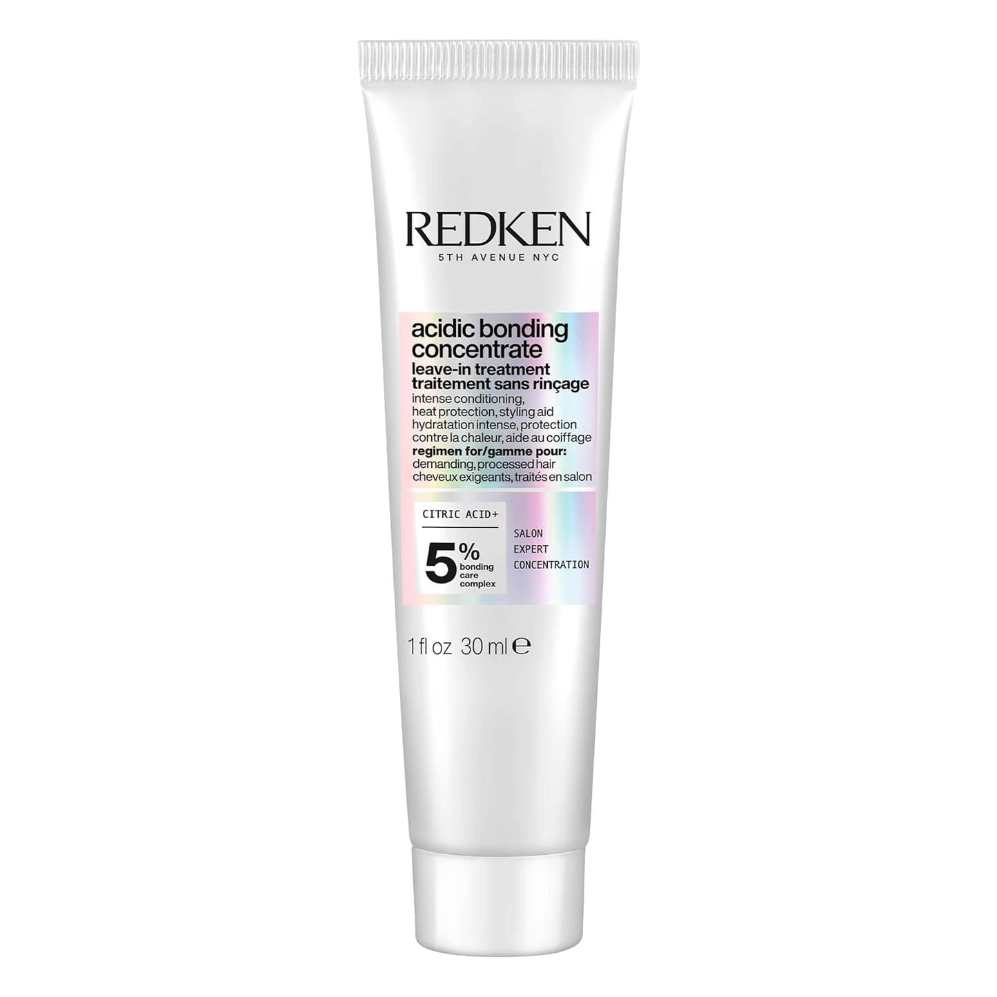 HotRedken Acidic Bonding Concentrate Leave In Conditioner - For Weak & Damaged Hair, Bond Building & Strengthening Hair Repair Treatment, Smooths & Provides Heat Protection