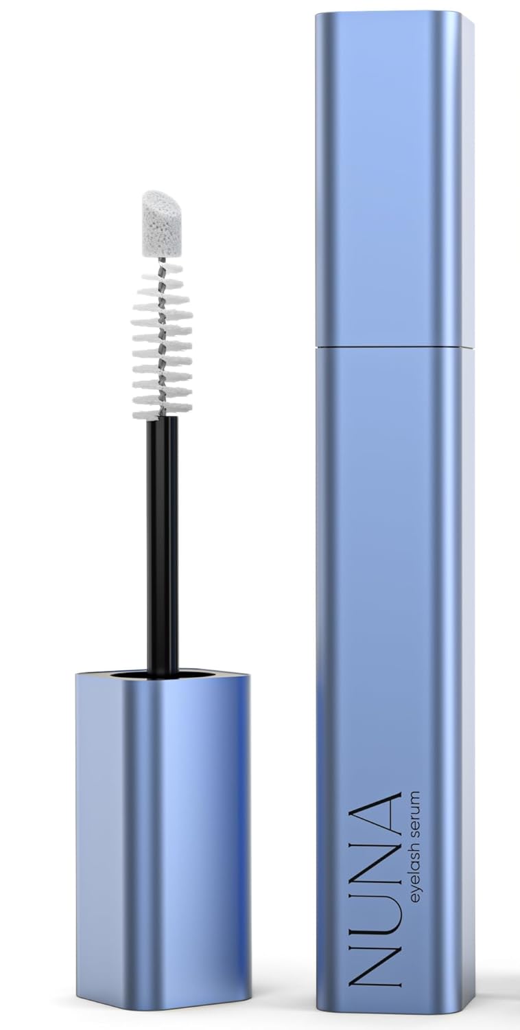 HotNUNA Eyelash Growth Support Serum 6ml – Eye Lash and Eyebrow Enhancing Serum for Women & Men with Biotin - Korean Multi Peptide & Natural Extracts – Promotes Fuller and Longer Lashes - 6 Month Supply