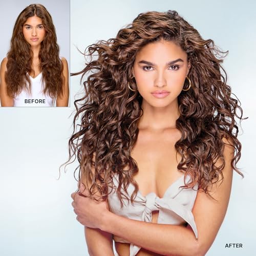 HotCOLOR WOW Dream Coat for Curly Hair, Moisture-Boosting Anti-Frizz Spray for Defined Curls