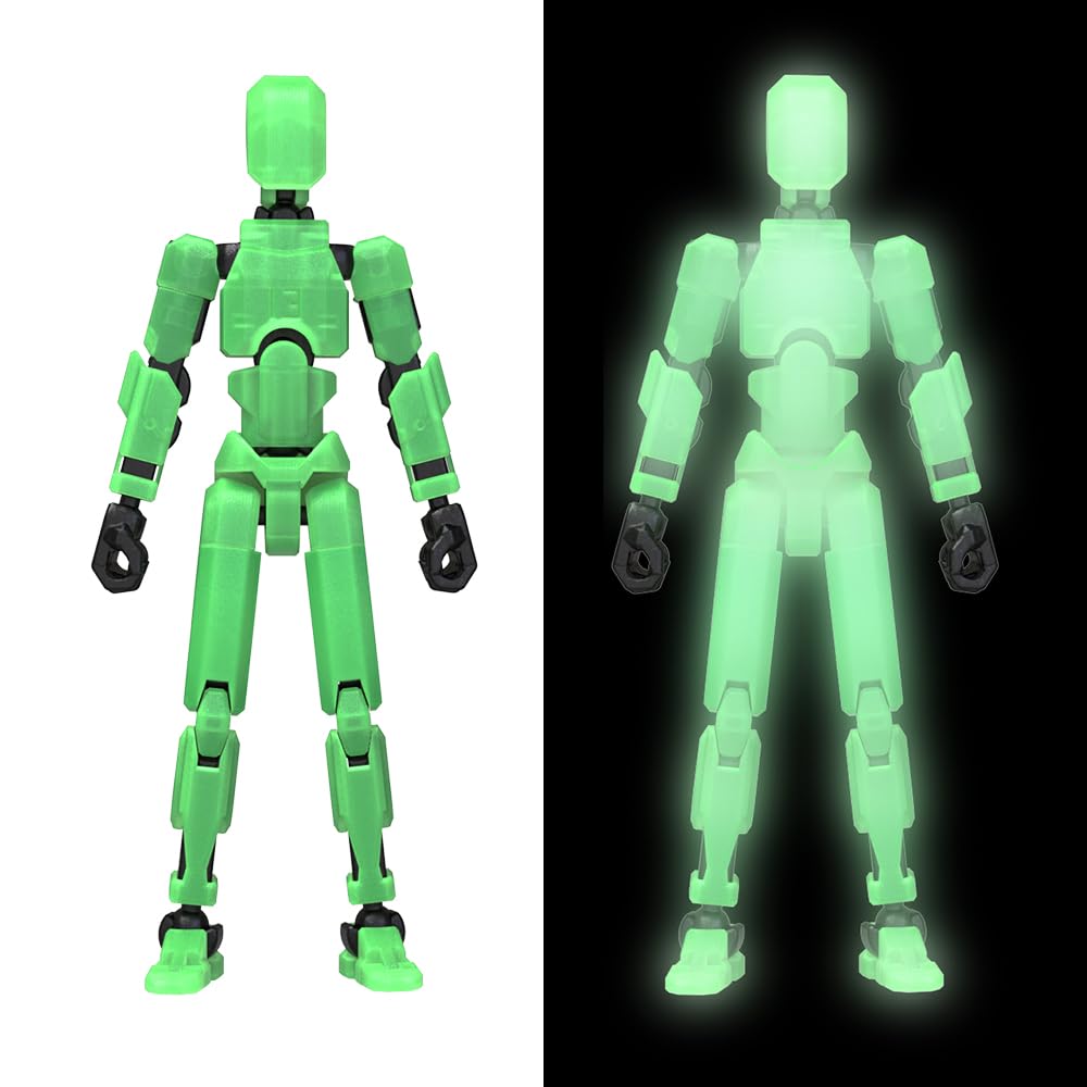 Hot MerryXD 6 Pack Assembly Completed T13 3D Action Figure,Dummy Nova Titan Lucky 13 Action Figure 3D Printed Multi-Jointed Movable Toy