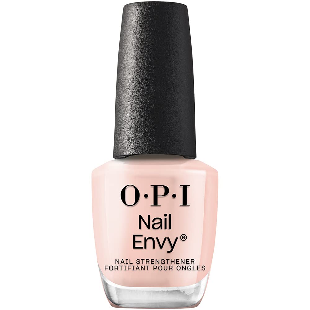 HotOPI Nail Envy Nail Strengthener | Clear & Opaque Crème Nail Polish Treatment | Strengthen Weak & Thin Nails