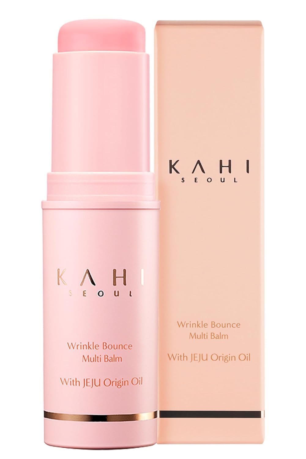 HotKAHI Wrinkle Bounce Multi Balm Stick | PDRN Collagen Wrinkle Stick | Korean Skin Care |All-in-One Hydrating Lip Balm Eye Cream Neck Cream Make Up Base & Face Mist Moisture Balm