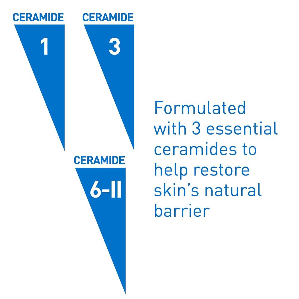 HotCeraVe Moisturizing Cream with Salicylic Acid, Exfoliating Body Cream with Lactic & Hyaluronic Acid, Niacinamide, and Ceramides, Fragrance Free & Allergy Tested, 12 Ounce
