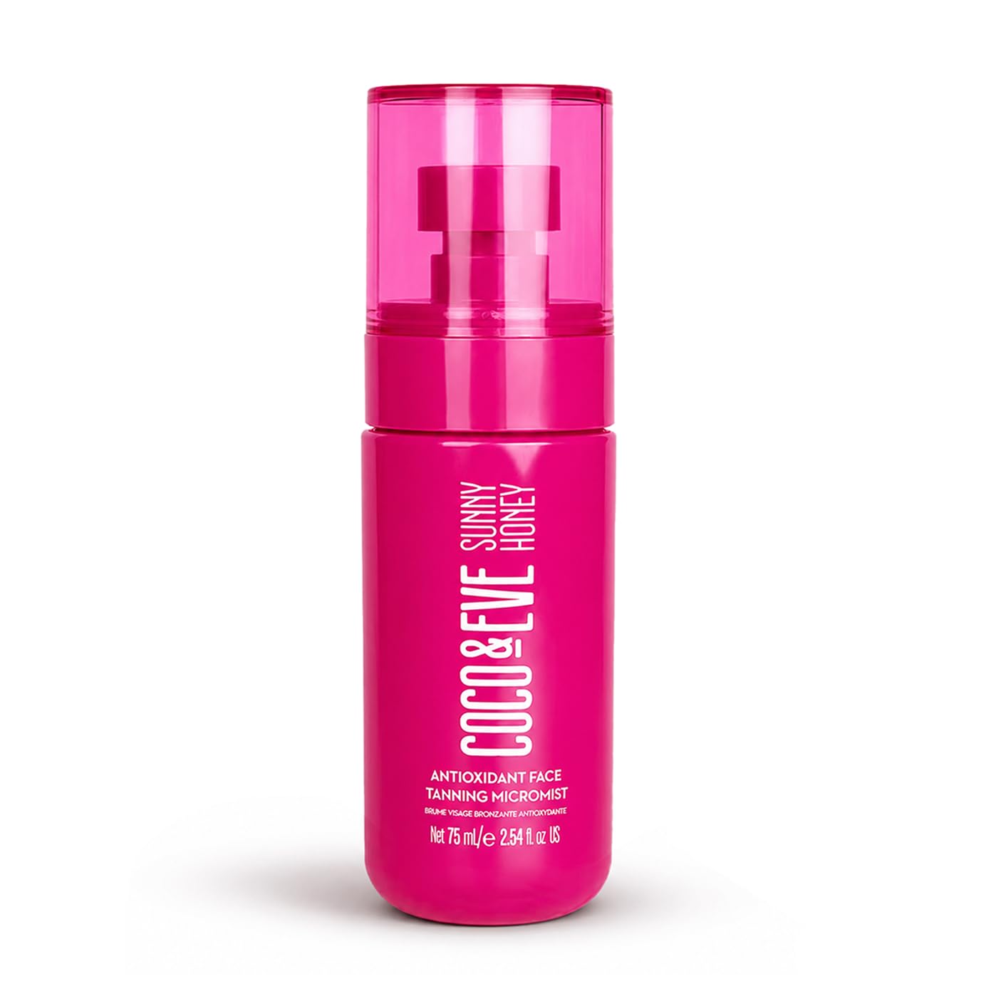 HotCoco & Eve Face Tanning Micromist – Sunless Facial Self Tanner Ultra Fine Mist for Face, Included Hyaluronic Acid & Antioxidants, Fast-Absorbing, Streak-Free Glow, Vegan & Cruelty-Free 2.54 Fl Oz