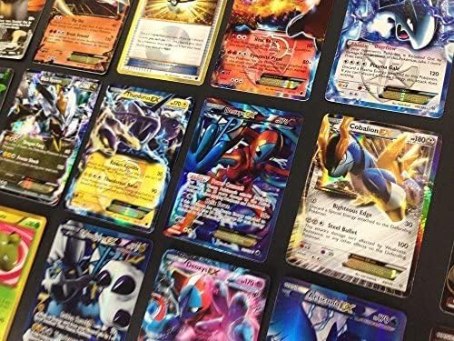 Hot Pokemon TCG : 100 Card LOT Rare, COM/UNC, Holo & Guaranteed EX, MEGA OR Full Art,