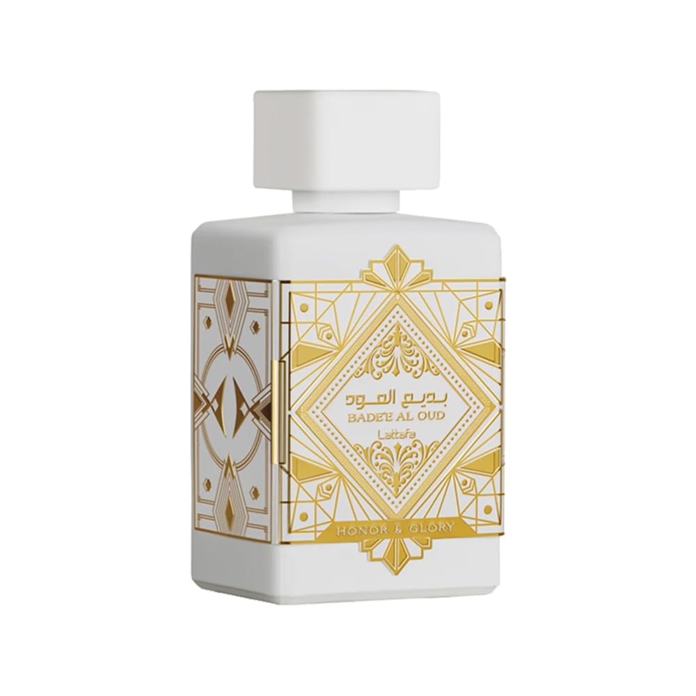 Hot Lattafa Bade'e Al Oud Honor & Glory - Fruity, Vanilla, Warm Spicy, Woody - Eau de Parfum Long-Lasting Fragrance for Unisex, 3.40 Ounce / 100 ml | Long-Lasting Fragrance
