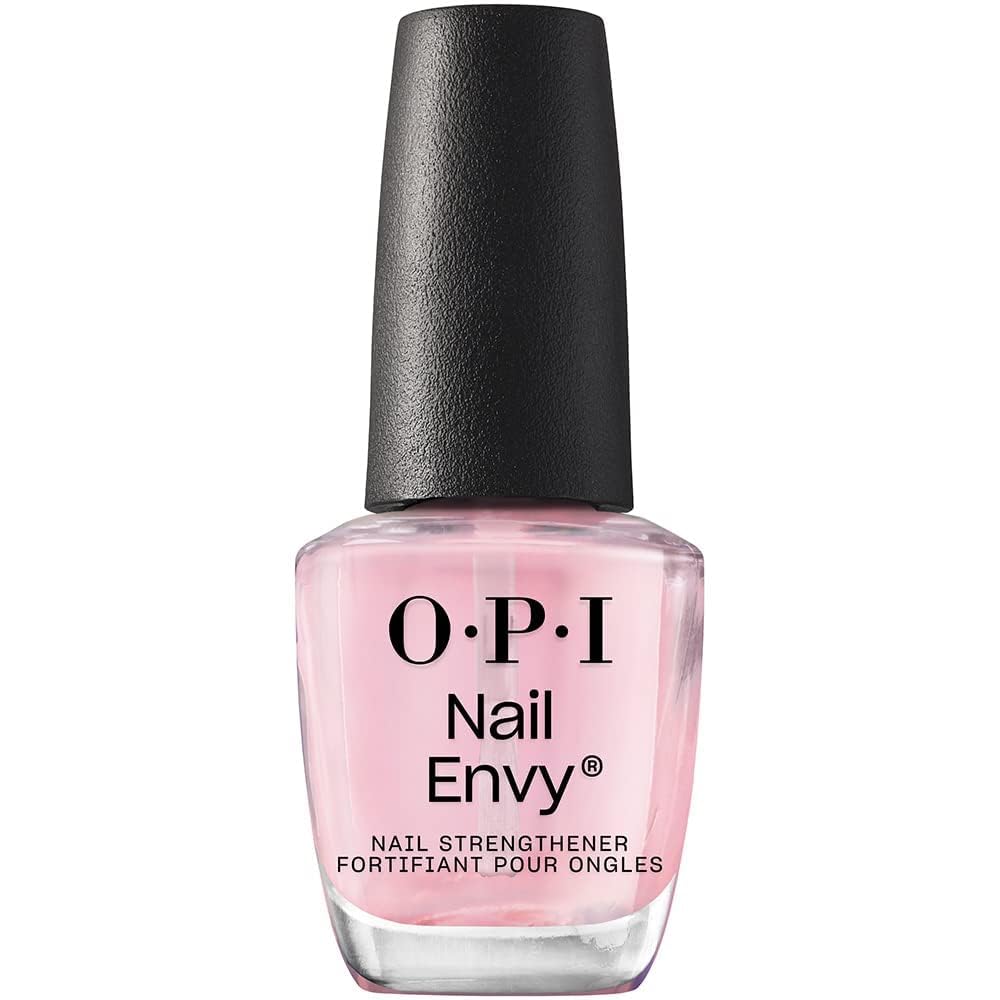 HotOPI Nail Envy Nail Strengthener | Clear & Opaque Crème Nail Polish Treatment | Strengthen Weak & Thin Nails