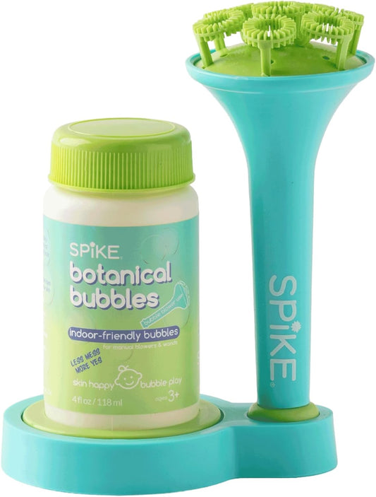 Hot Innobaby Spike Bubble Blower w/Mess Free Botanical Bubbles & Tray - Aqua