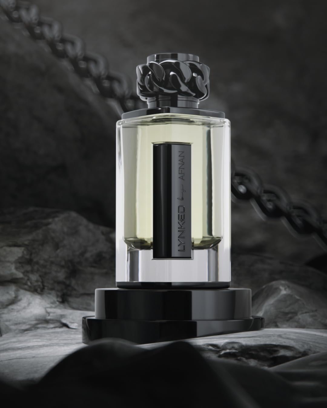 Hot Afnan Lynked Freedom (Black) For Men Eau De Parfum, 3.4 Fl. Oz