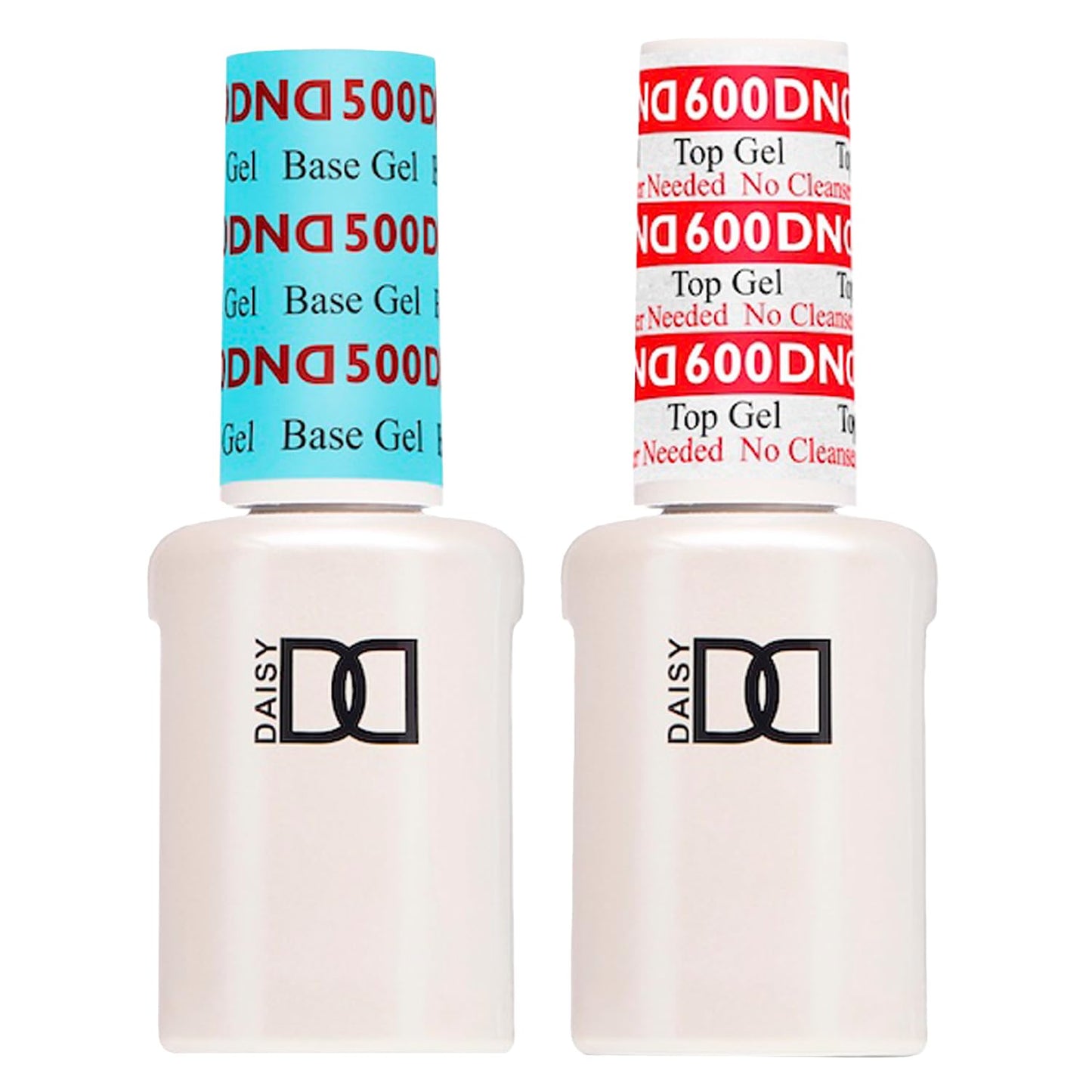 HotDND Base Gel and Top Gel Polish Set, UV/LED GelBase Polish and No Cleanse Top Coat, Professional Gel Polish Duo, 0.5 Fl Oz Each