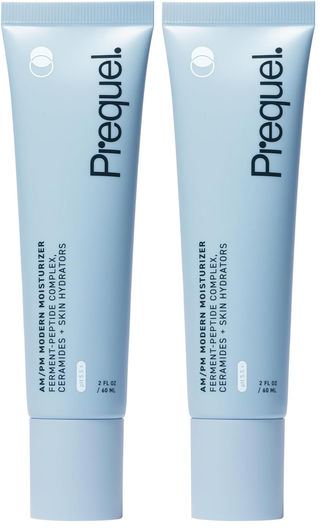 HotPrequel Skin AM/PM Modern Moisturizer – Hydrating Face Cream with Peptides, Ceramides & Glycerin for Dry, Sensitive, or Combination Skin – Non-Greasy Moisturizer for Barrier Support