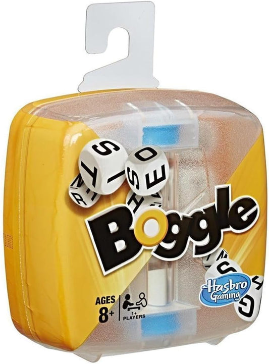Hot Hasbro Gaming Boggle Classic Game | Word Search Games | Ages 8+ | 1 or More Players | Portable Travel Size | Fun Family Dice Games for Adults and Kids