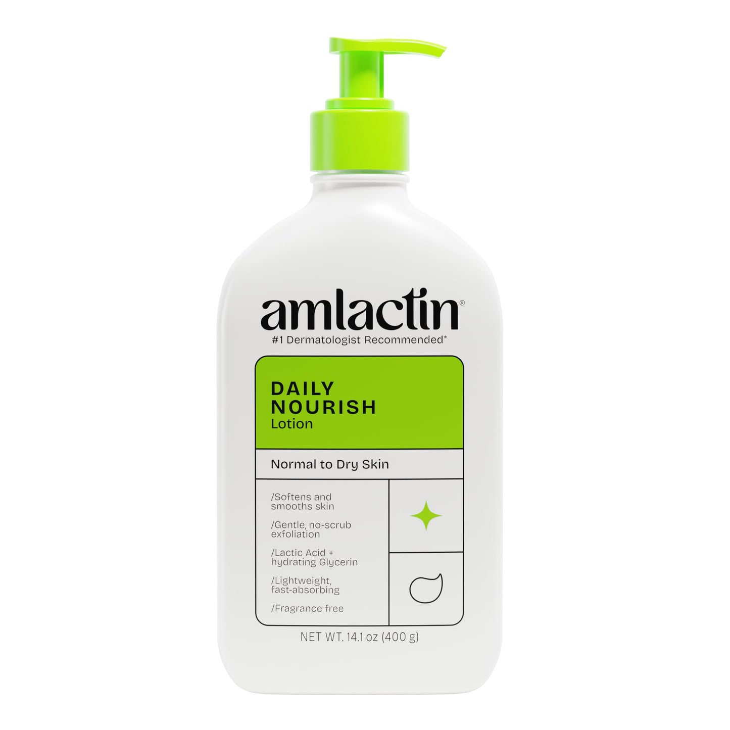 HotAmlactin Daily Nourish Body Lotion, 12% Lactic Acid, 7.9 oz
