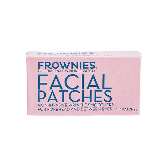 HotFrownies Forehead and Between the Eyes Wrinkle Patches - Hypoallergenic Facial Patches to Smooth & Soften Forehead Wrinkles & Eleven Lines - For Overnight Use, 144 Patches