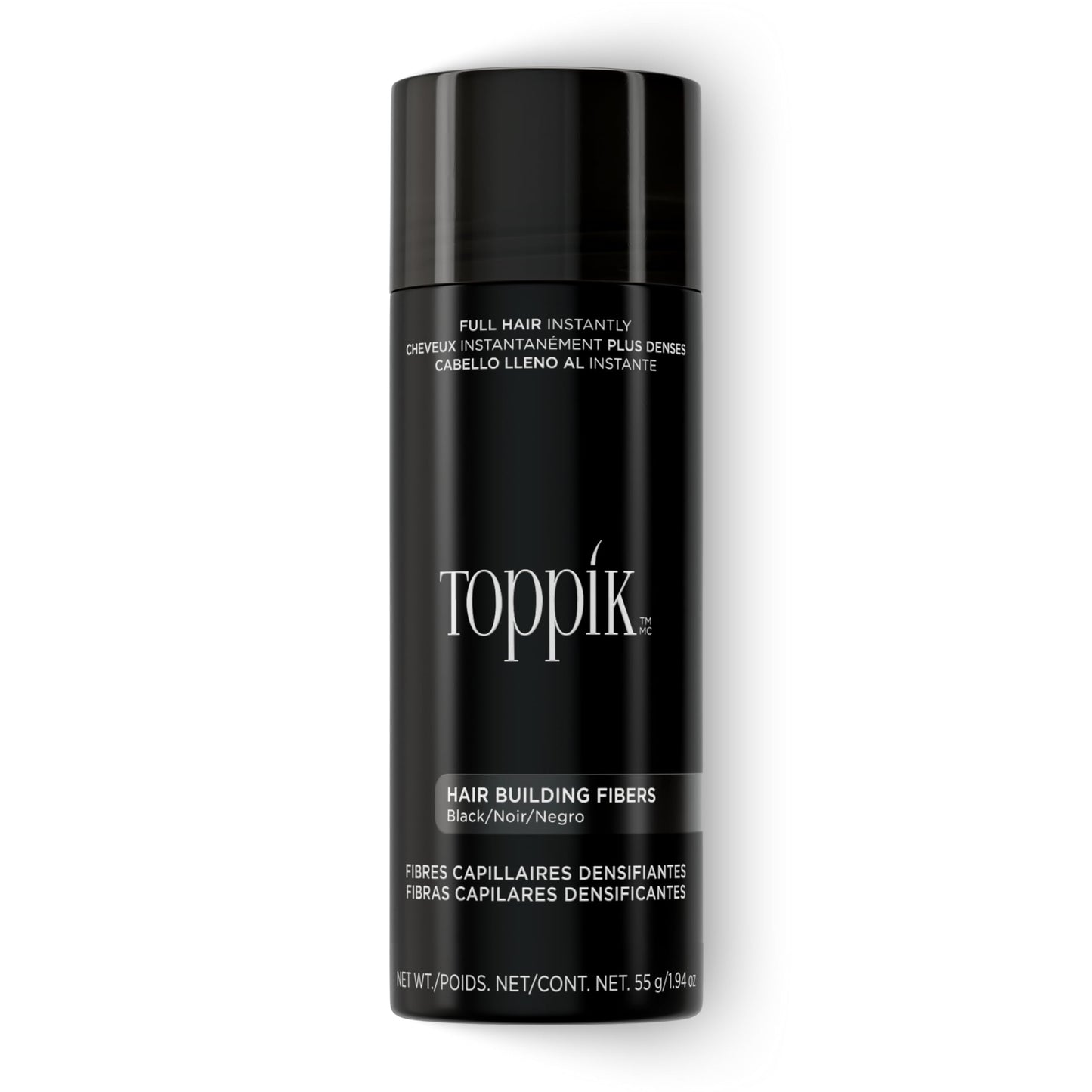 HotToppik Hair Building Fibers, Fill In Fine or Thinning Hair Instantly Thicker, Fuller Looking Hair 9 Shades,4 size options