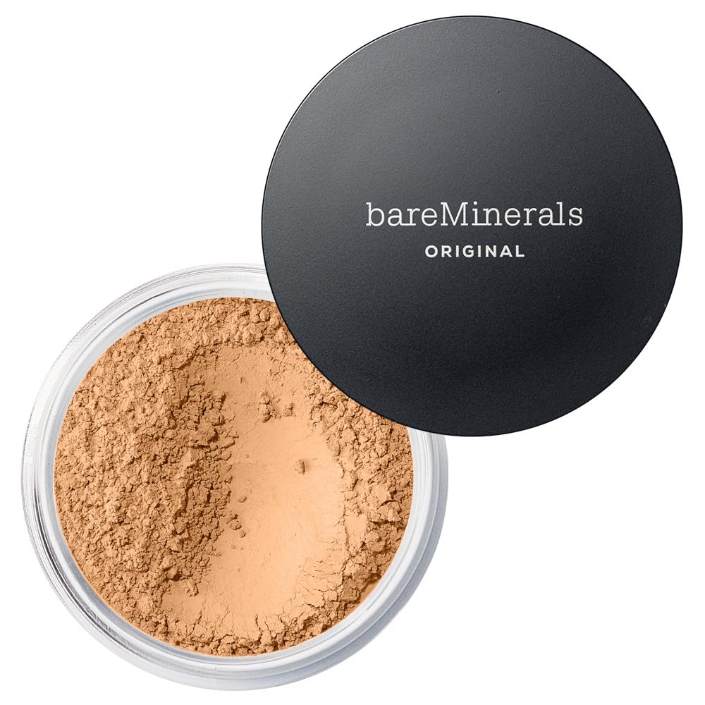 HotbareMinerals Original Loose Powder Foundation SPF 15 - Powder Face Makeup with Added Sun Protection - Sheer to Full Coverage Foundation