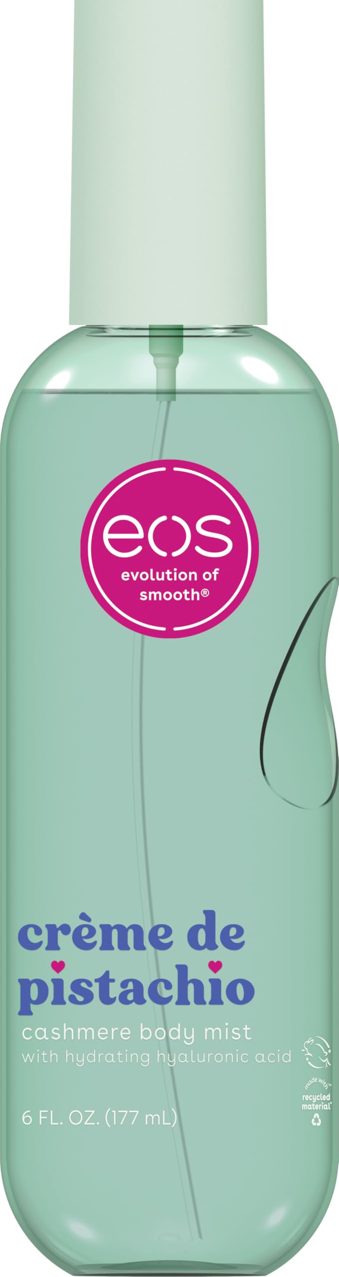 Hoteos Cashmere Body Mist, Vanilla Cashmere, soft musk, cozy caramel, hair mist, body spray for women, moisturizing, hyaluronic acid, body spray, vegan, cruelty-free, 6 fl oz