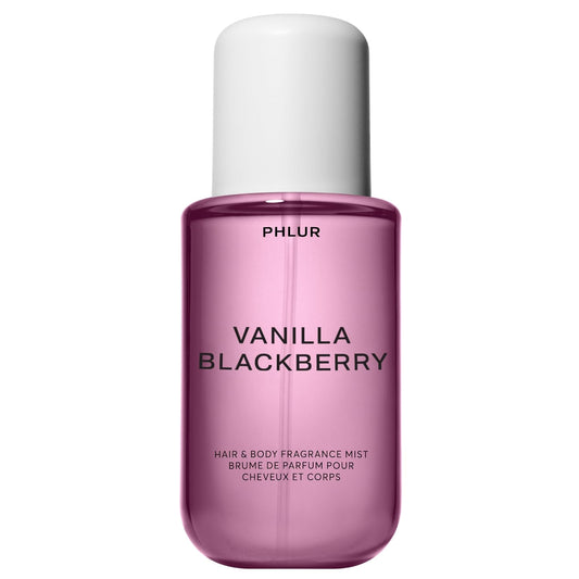 Hot PHLUR Vanilla Blackberry Body Mist, 8 Fl Oz - Hair and Body Perfume | Vanilla Perfume Body Spray with Blackberry, Raspberry Blossom and Warm Amber Fragrance