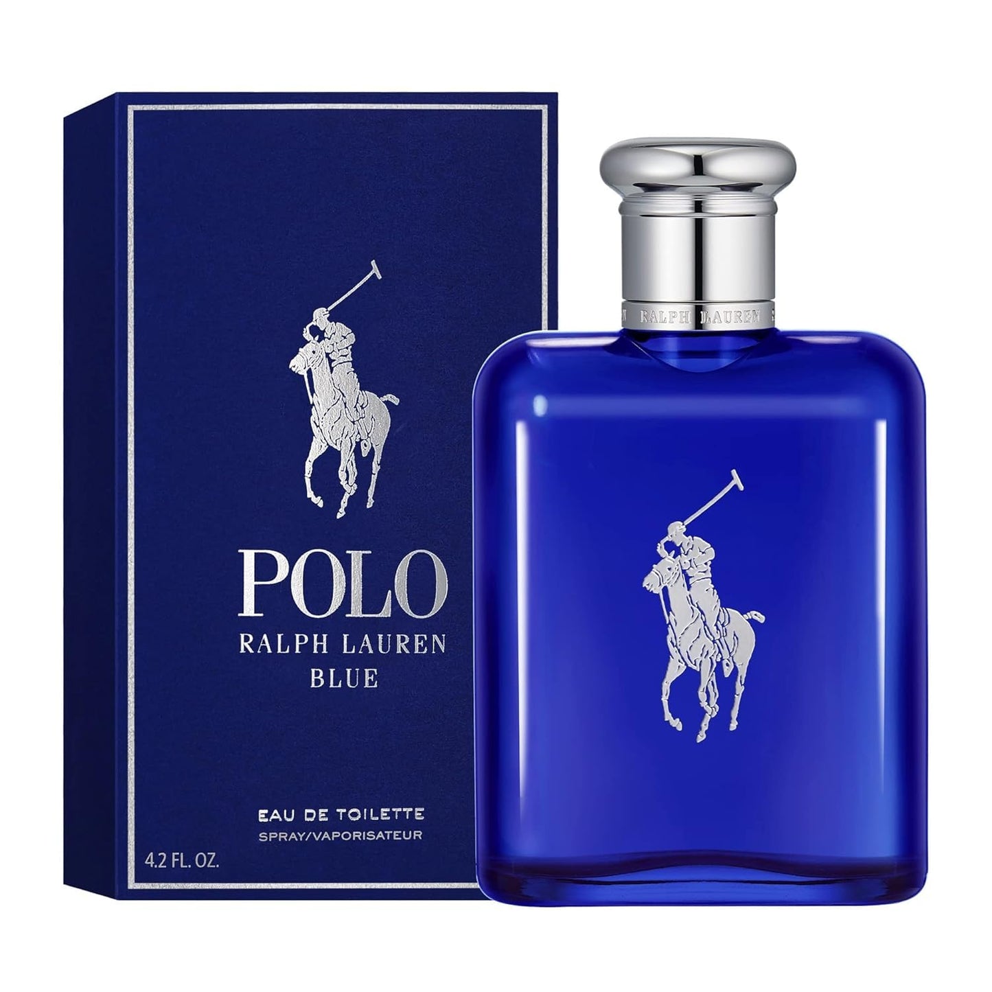 Hot RALPH LAUREN FRAGRANCES - Polo Blue - Eau de Toilette - Men's Cologne - Aquatic & Fresh - With Citrus, Sage, and Suede - Medium Intensity
