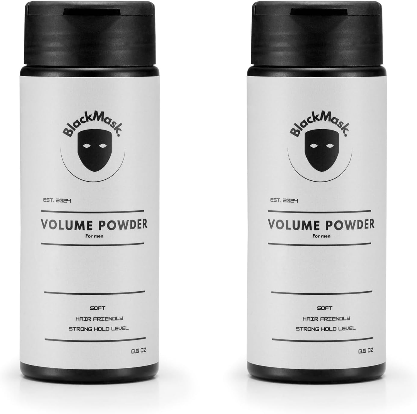HotBlackMask Texture Powder for Men, Easy to Apply - Instantly Adds Texture & Volume, All-Natural Ingredients, Strong Hold, Hair Powder for Men (Pack of 1)