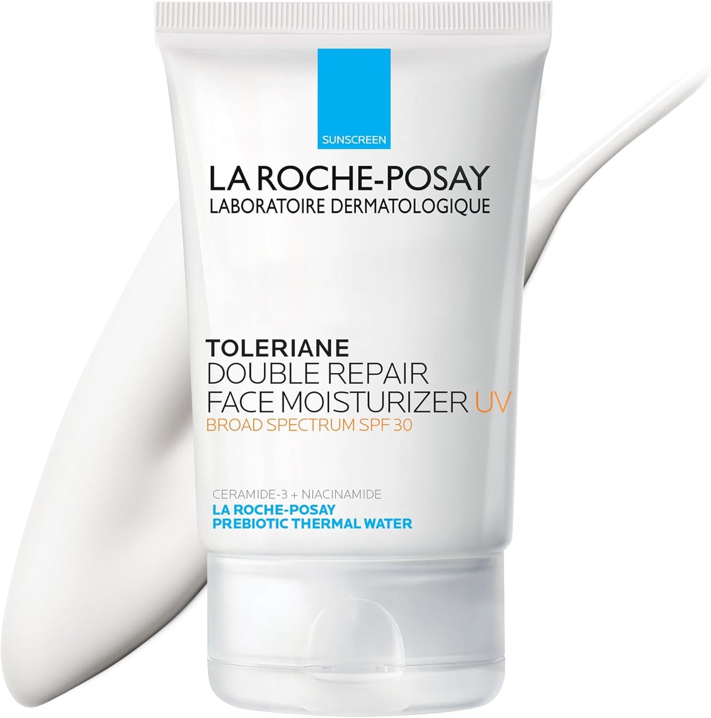 HotToleriane Double Repair UV SPF Moisturizer for Face, Daily Facial Moisturizer with Sunscreen SPF 30
