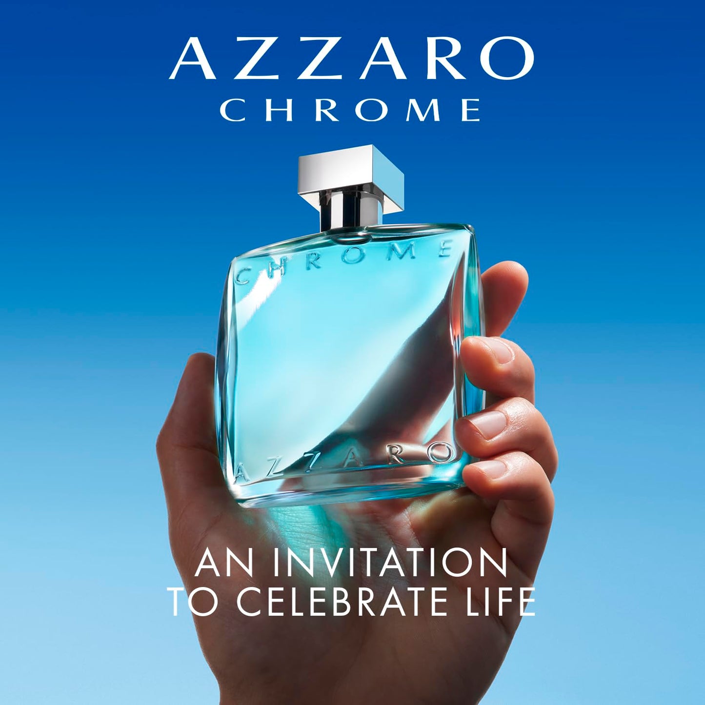 Hot Azzaro Chrome Eau de Toilette - Fresh Aquatic Mens Cologne - Citrus, Woody, Musky Fragrance -Fresh Notes of Bergamot - Everyday Wear - Classic Summer Beach Scent - Luxury Perfumes for Men