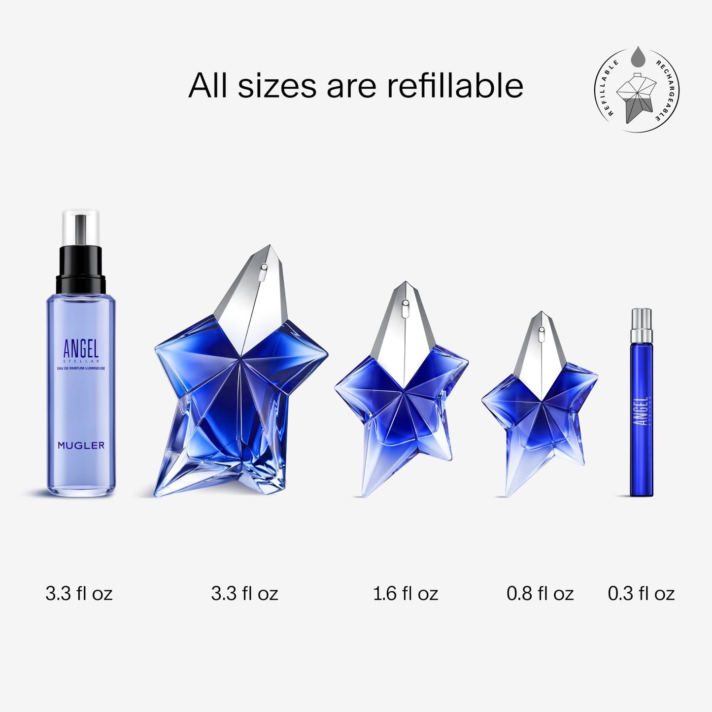 Hot Mugler - Angel Stellar - Eau de Parfum - Womens Perfume - Ambery Gourmand - With Pistachio, Vanilla & Woody Accord