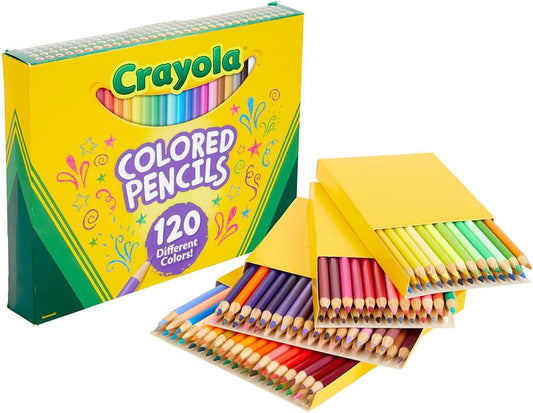 Hot Crayola Colored Pencils Set for Kids (120ct), Cute School Supplies, Teacher Must Haves, Coloring Book Pencils, Bulk Colored Pencils for Boys & Girls, Ages 3, 4, 5