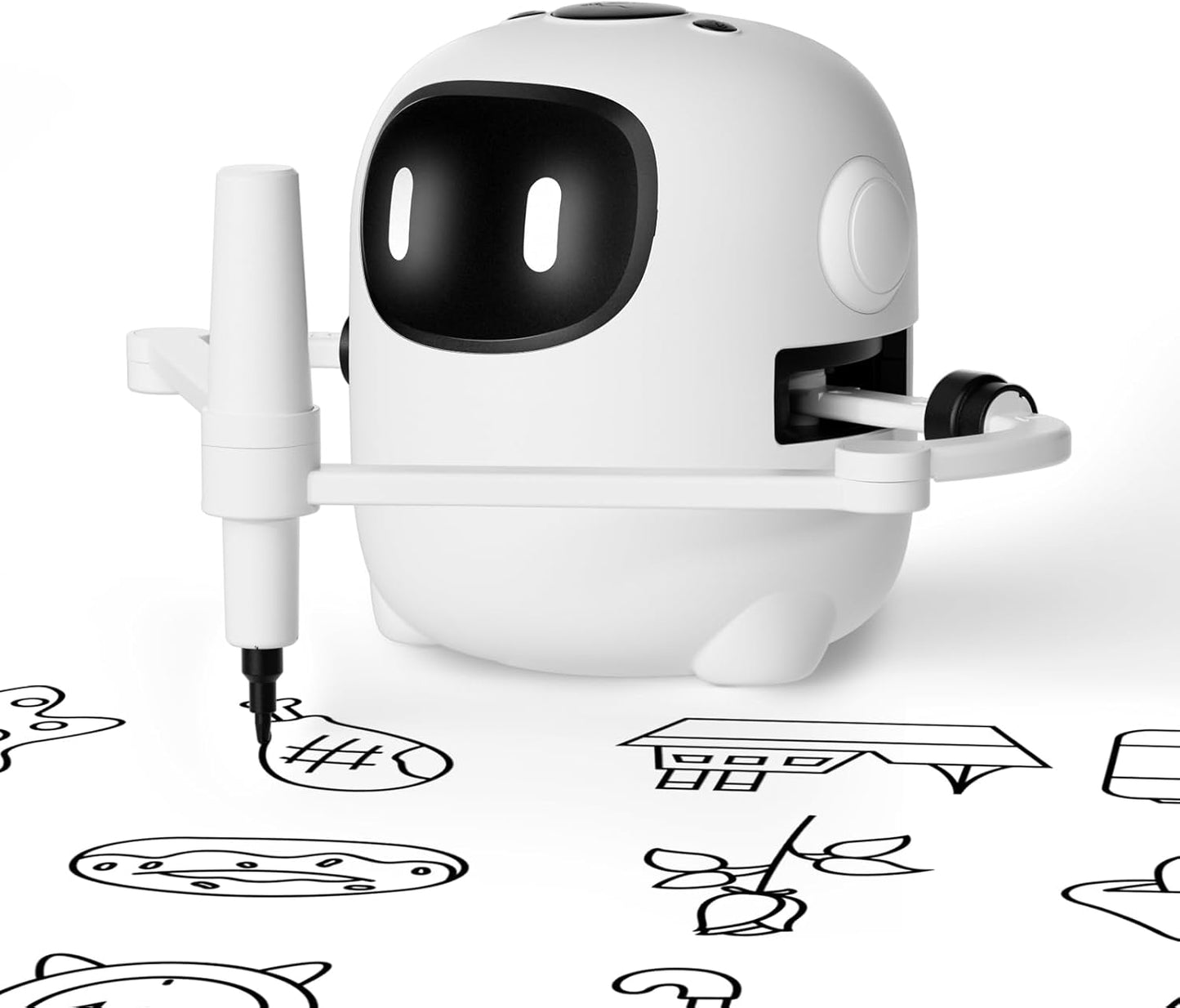 Hot RIVGOT Drawing Robot for Kids with 150 Cards, Voice Interactive Educational Drawing Machine, Montessori Painting Learning Toys for 3 4 5 6 7 8 Year Old Boys Girls Birthday Party