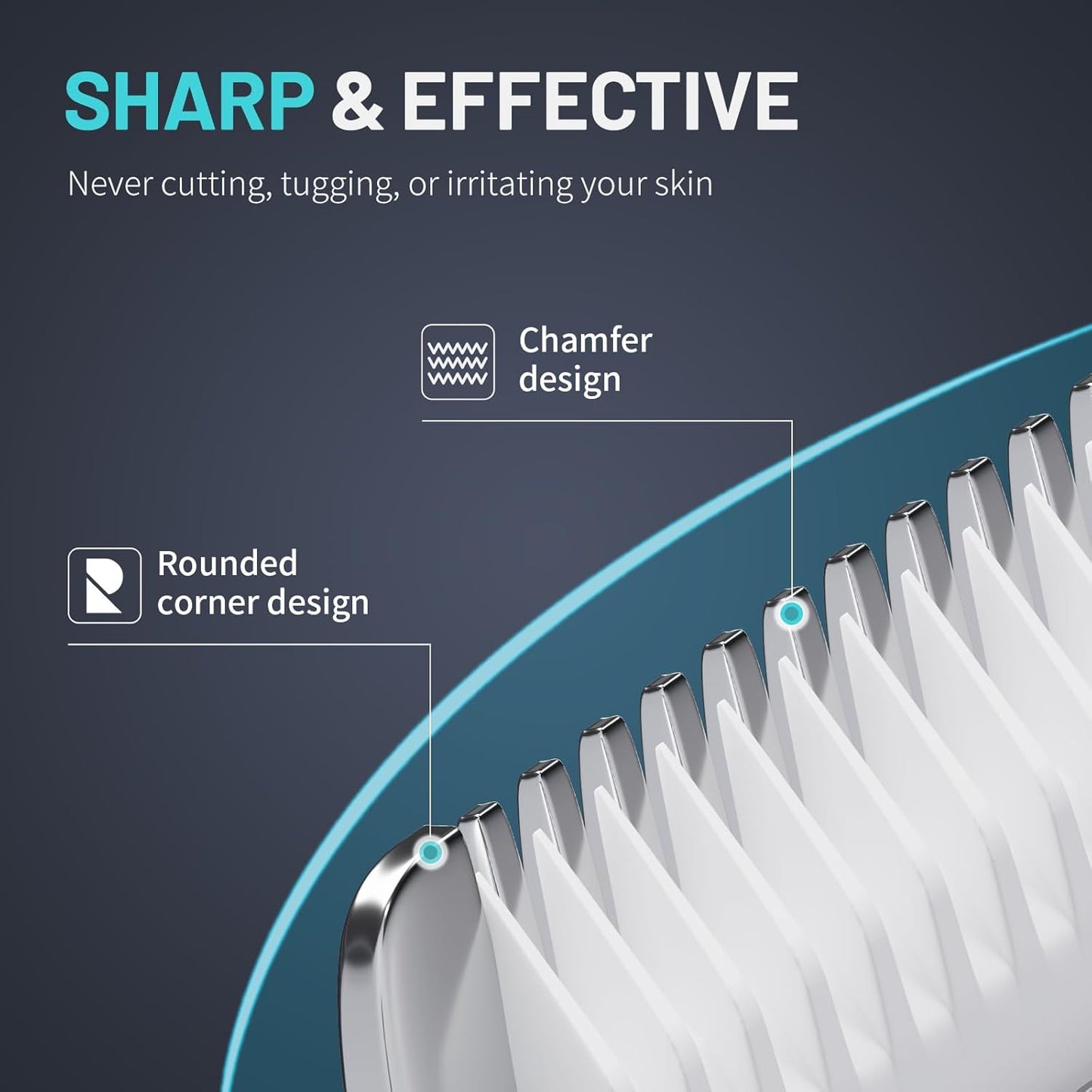 HotPRITECH Manscape Body Hair Trimmer - Waterproof Pubic Hair Ball Trimmer, Ceramic Blade Shavers Electric Razors for Men with USB-C Charging, Wet/Dry Use, Nick-Free Mens Grooming Kits, Gifts for Men