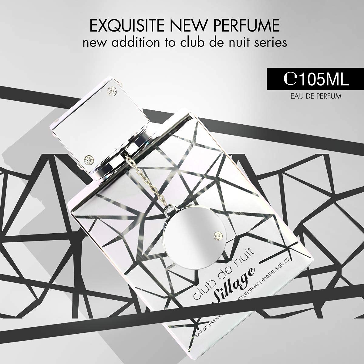 Hot Armaf Club De Nuit Sillage For Unisex Eau de Parfum Spray, 3.6 Ounce