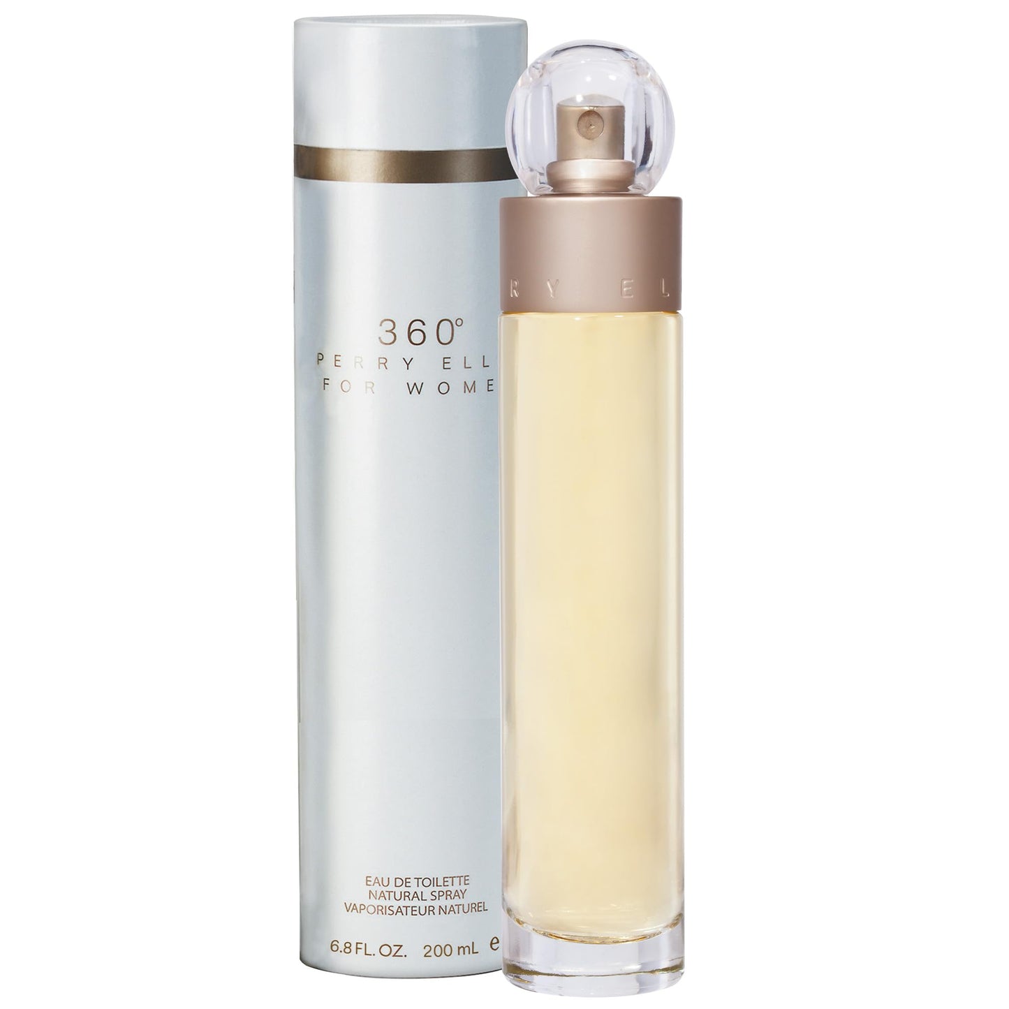 Hot Perry Ellis 360° Eau De Toilette Spray for Women - Perfume for Women, EDT, Light & Bright Floral Fragrance, Designer Scent for Her, Long Lasting - 6.8 fl oz (200 mL)