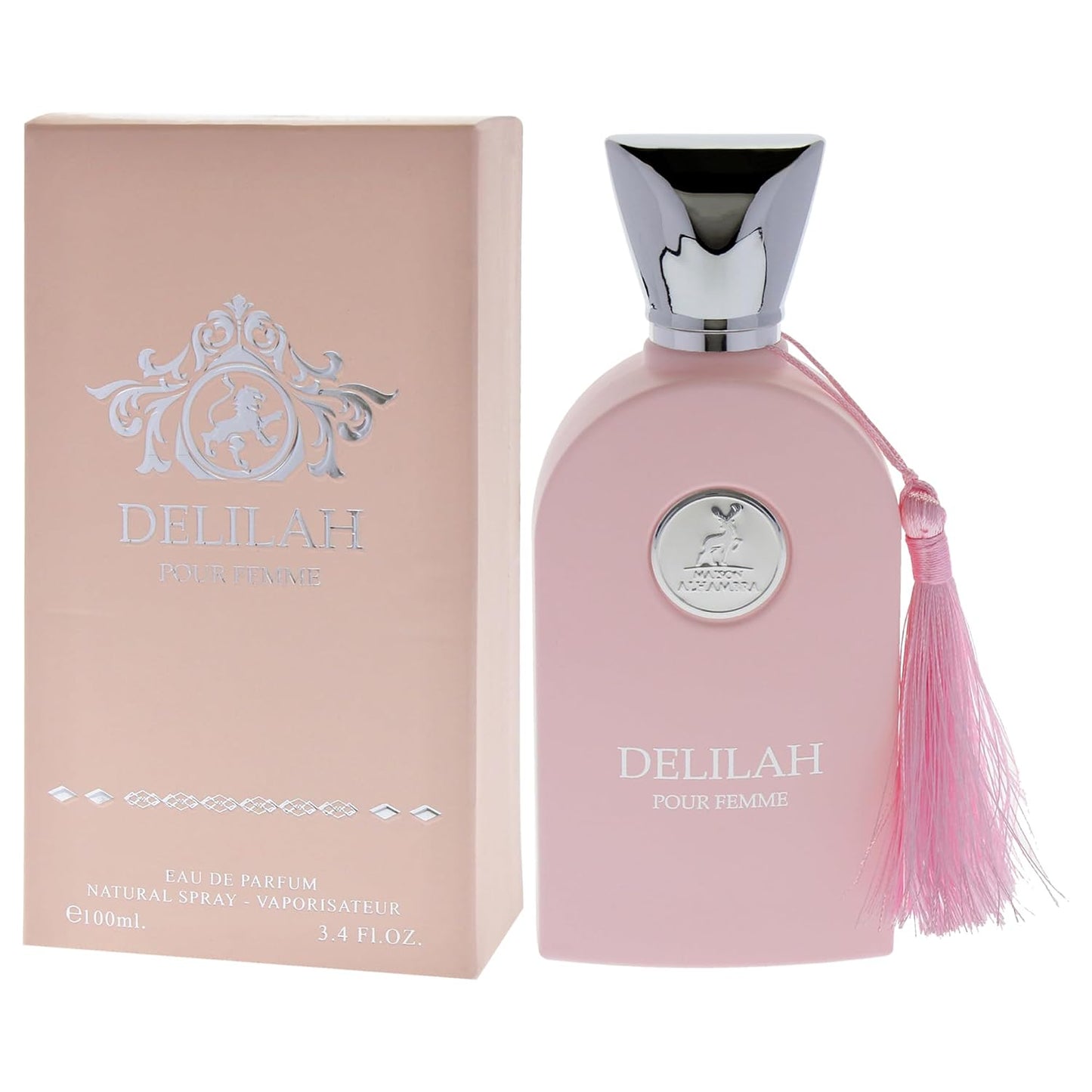 Hot Lattafa Maison Alhambra Delilah Pour Femme Eau de Parfum Spray for Women, 3.4 Ounce / 100 Ml