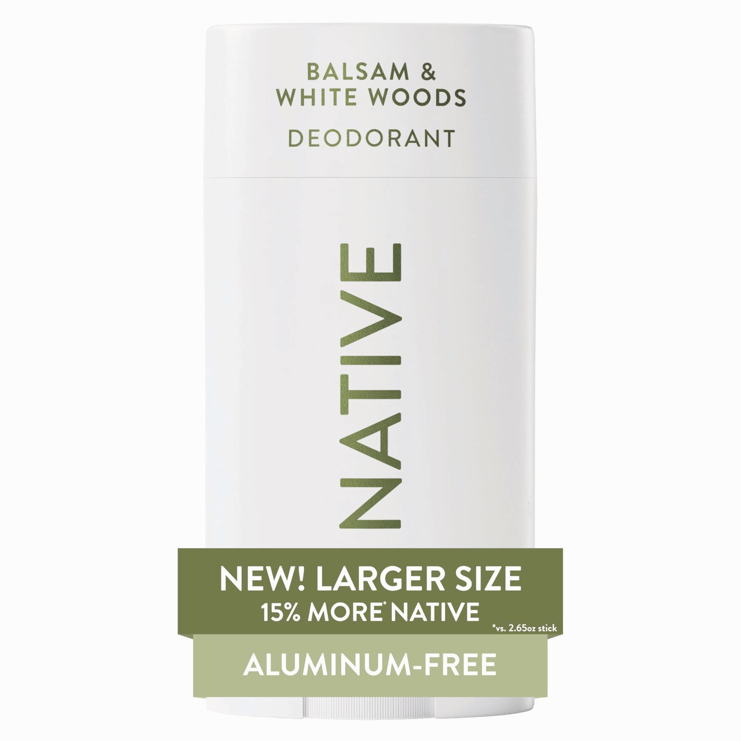 HotNative Aluminum Free Deodorant, Sea Salt & Cedar, Large Size Stick, 72 Hour Odor Control, for Women & Men, Contains Naturally Derived Ingredients, 3.1 oz