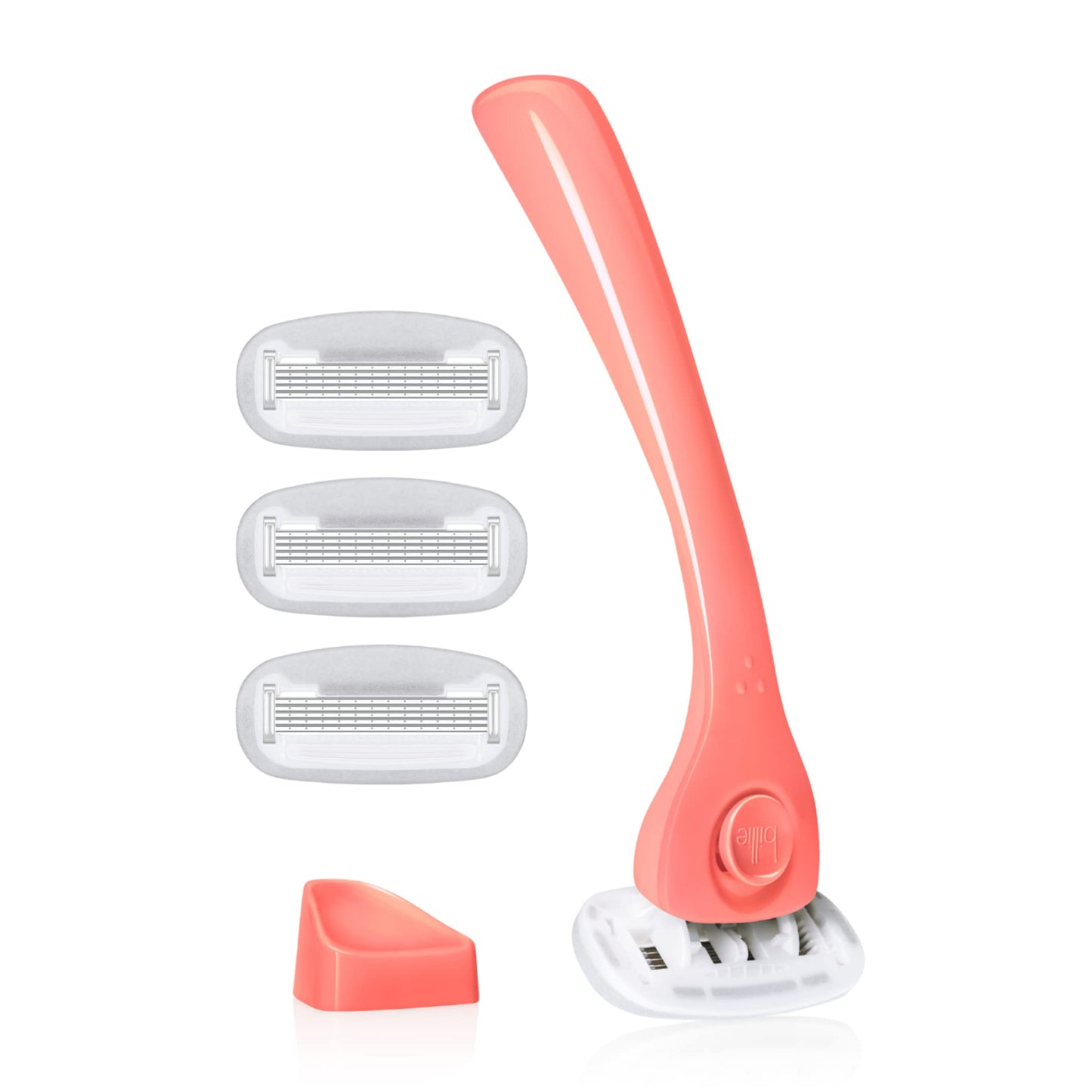 HotBillie Razors for Women Shave Kit – Women’s Razor + 4 x 5-Blade Razor Refills + Magnetic Holder – DreamPop
