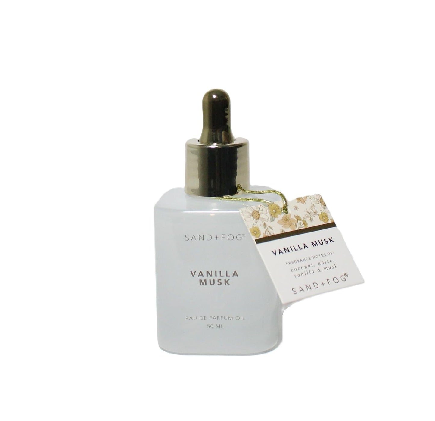 Hot Sand + Fog Vanilla & Amber Eau de Parfum Oil, 1.7oz 50ml, Dropper Bottle