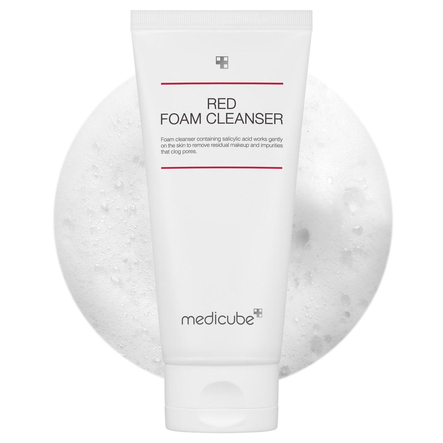 Hotmedicube Facial Cleanser Zero Pore Capsule Cleansing Foam | Daily Gentle Cleanser for Skin Texture, Blackhead & Pore Care - AHA, BHA & PHA for Deep Cleansing, Korean Skincare, 4.23 oz