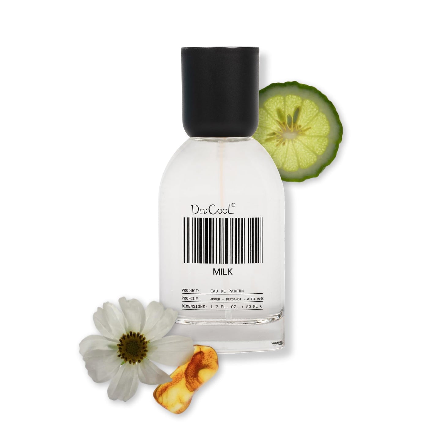 Hot DedCool, Eau de Parfum, Xtra Milk, Clean Unisex Fragrance, 1.7 fl oz | Bergamot, white musk & amber notes, non-toxic & vegan