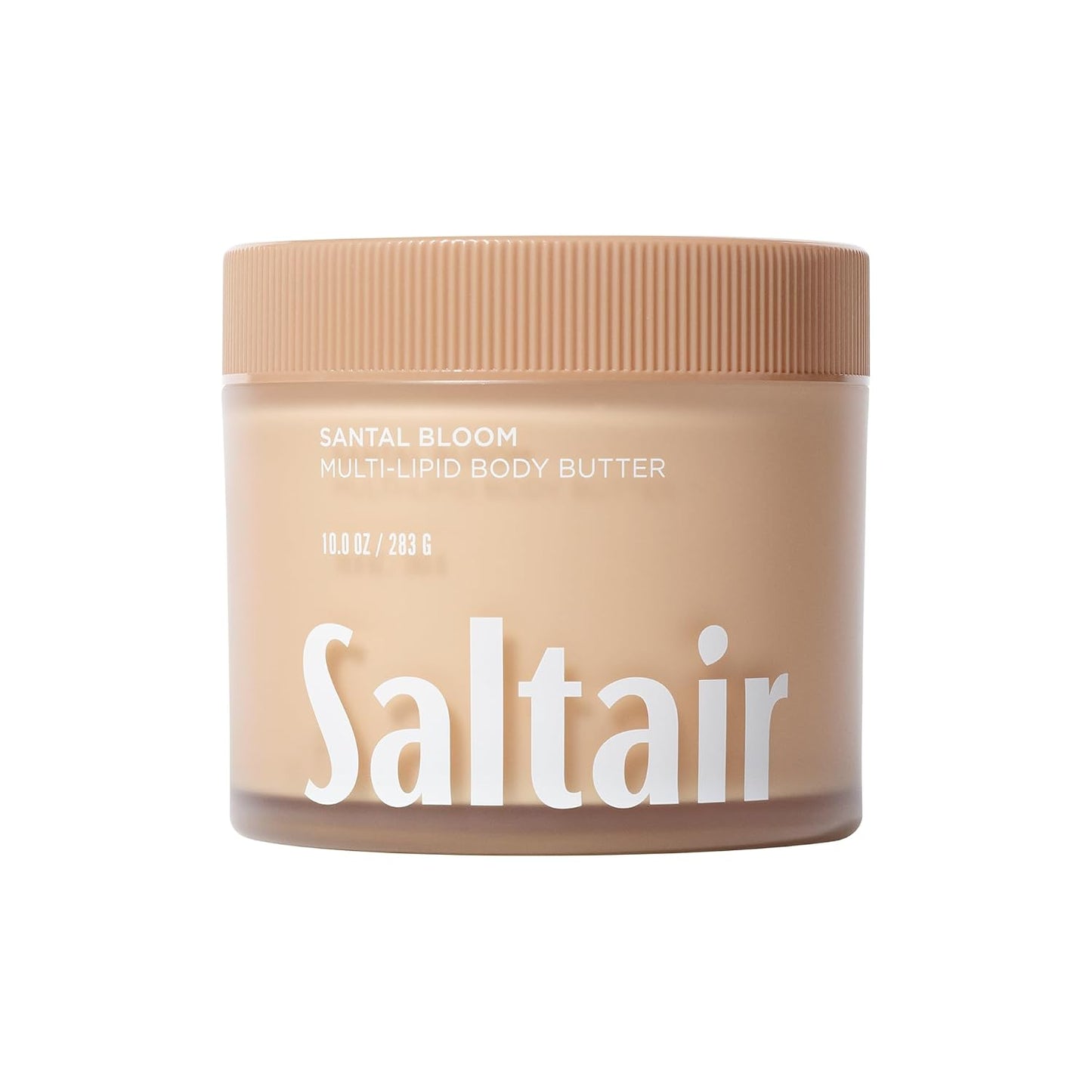HotSaltair Multi-Lipid Body Butter - Rich, Nourishing Hydrating Body Cream with Ceramide Complex, Coconut Oil, Shea Butter, and Sea Buckthorn. Moisturizing Dry Skin Care. 10oz Jar - Santal Bloom