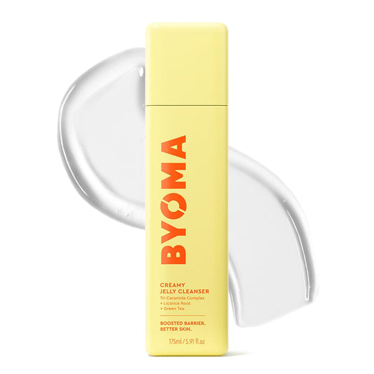 HotBYOMA Creamy Jelly Cleanser - Hydrating Face Wash for Skin Barrier Repair with Tri-Ceramide Formula - Gently Removes Makeup & Excess Oil - 5.91 Fl. Oz | Hydrating Face Wash with Ceramides, Soothing Formula, No Oily Residue, Fragrance Free, for All Skin