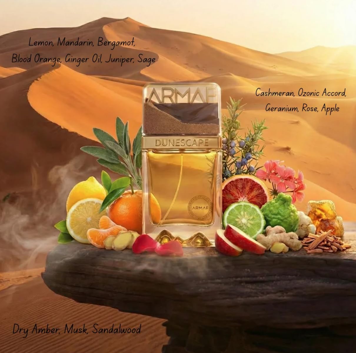 Hot Armaf Dunescape – Citrus, Fresh, Woody – Eau de Parfum Spray Long-Lasting Fragrance for Men, 3.4 Ounce / 100 ml