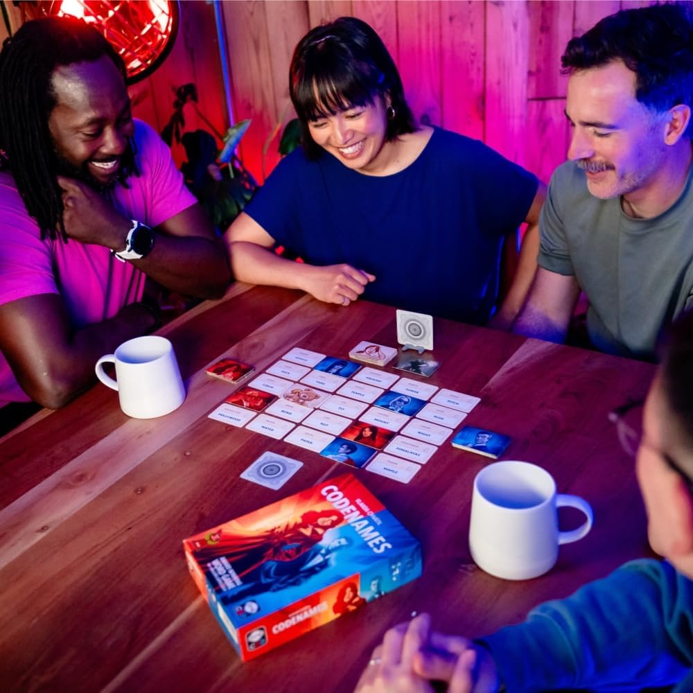 HotCGE Codenames Board Game (2nd Edition) | The Top Secret Word Association Party Game for Friends & Family Game Nights, 4+ Players