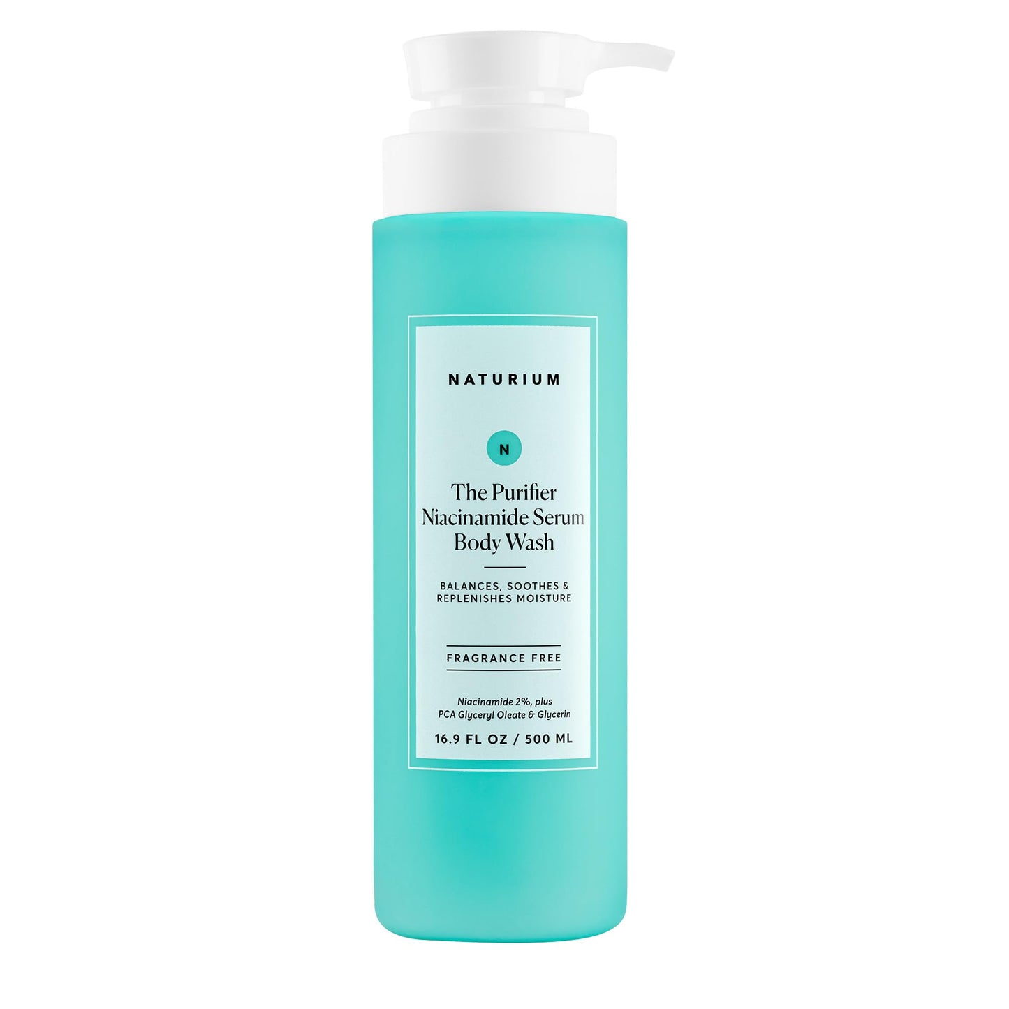 HotNaturium The Smoother Glycolic Acid Exfoliating Body Wash, Soft & Smoothing Cleanser, 16.9 oz