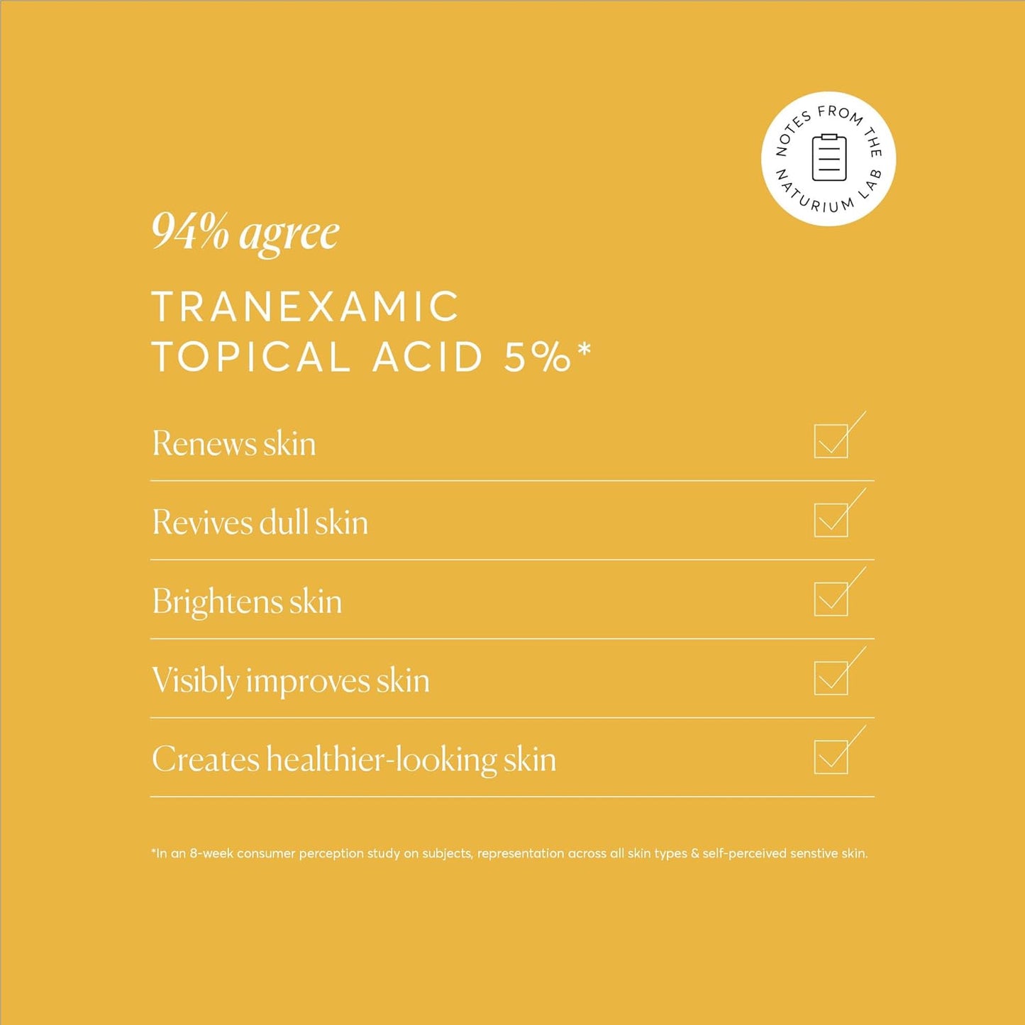 HotNaturium Tranexamic Topical Acid 5%, Face & Skin Care, with Kojic Acid, Niacinamide & Licorice Root, 1 oz