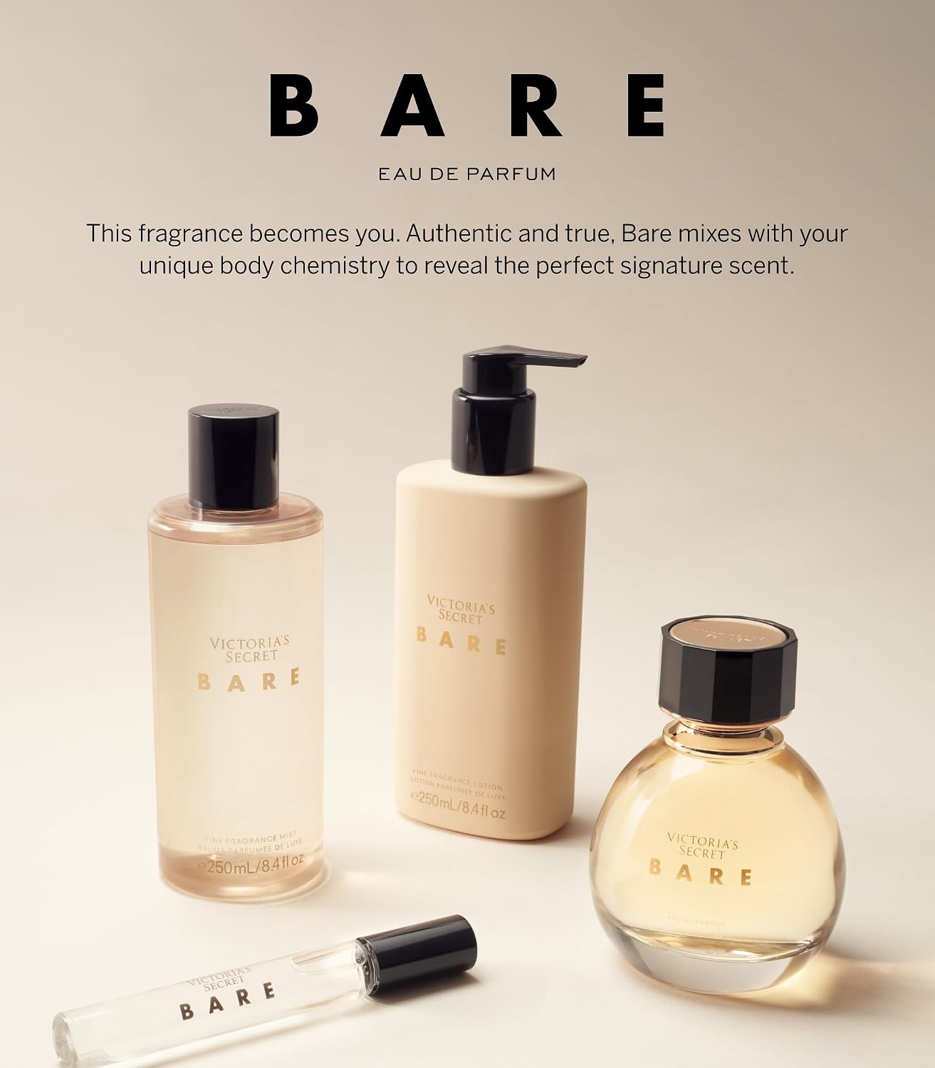 Hot Victoria's Secret Bare Eau de Parfum, Bare - 3.4 fl oz