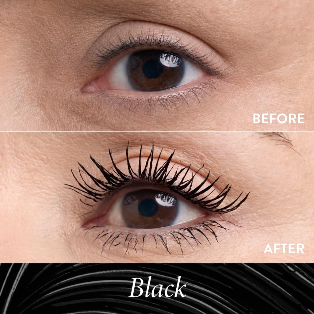 HotLAURA GELLER NEW YORK Kajal Longwear Mascara – Black – Volumizing, Lengthening, & Defining Mascara - Smudge‑Proof & Flake‑Proof Wear, Buildable Formula